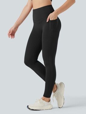 Halara UltraSculpt Black Leggings NWT High Waisted Booty Lifting Full Length